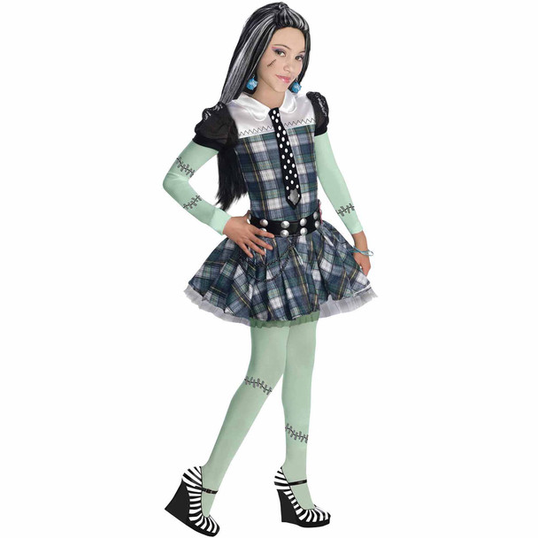 Girl's Monster High Frankie Stein Child Costume