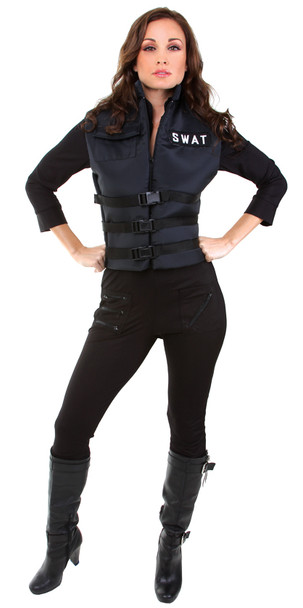 Women's Lady SWAT Adult Costume