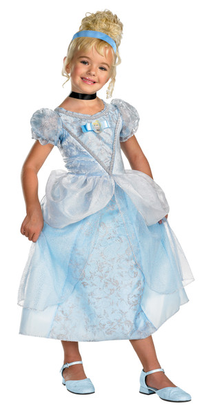 Girl's Cinderella Deluxe Child Costume