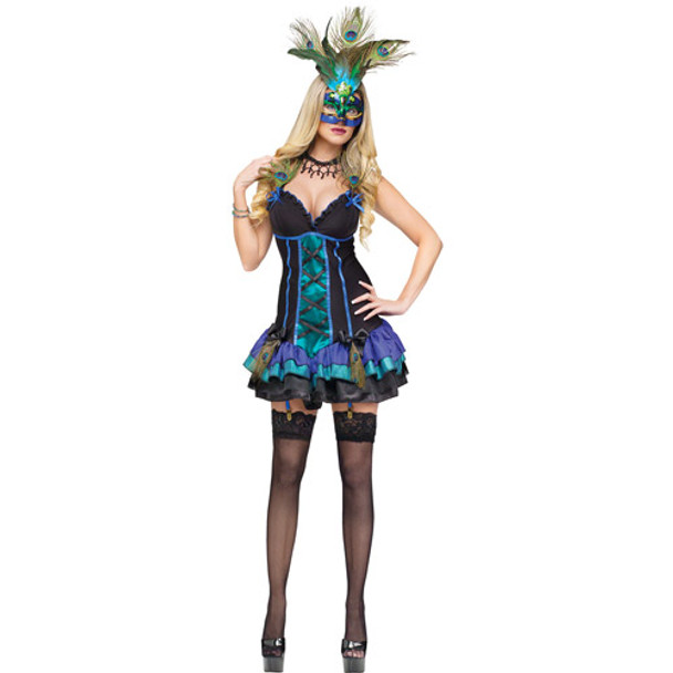 Women's Midnight Peacock Adult Costume