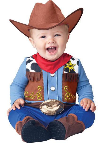 Infant Wee Wrangler Baby Costume