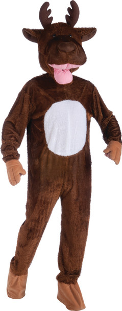 Men's Moose Mascot Adult Costume