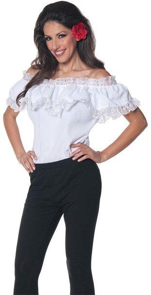 Women's Senorita Blouse Adult Costume