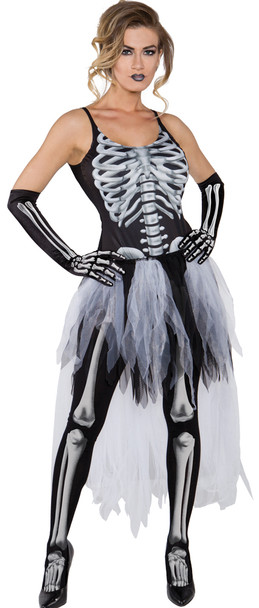 Women's Sexy Skeleton Adult Costume