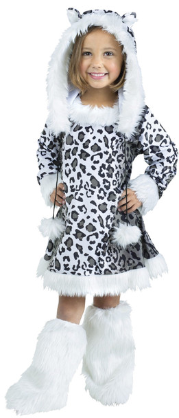 Girl's Snow Leopard Child Costume