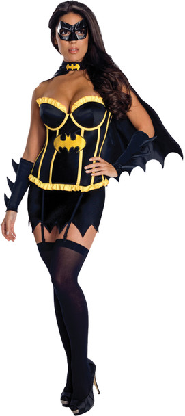 Women's Deluxe Batgirl Corset Adult Costume