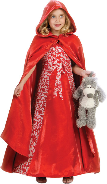 Girl's Princess Red Riding Child Costume