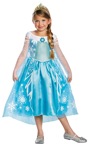 Girl's Elsa Deluxe-Frozen Child Costume