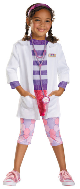 Girl's Doc Deluxe-Doc Mcstuffins Child Costume