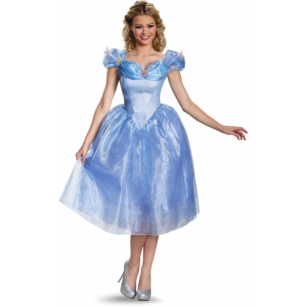 Women's Cinderella Deluxe-Cinderella Movie Adult Costume