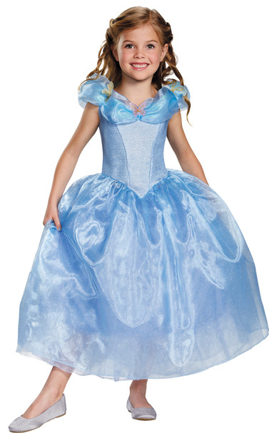 Girl's Cinderella Deluxe-Cinderella Movie Child Costume
