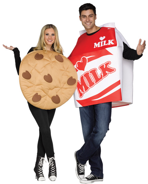 Unisex Cookies And Milk Couples Adult Costume