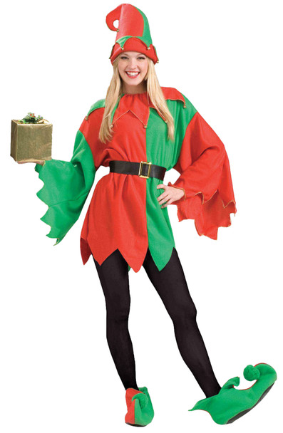 Women's Santa's Helper Elf Adult Costume
