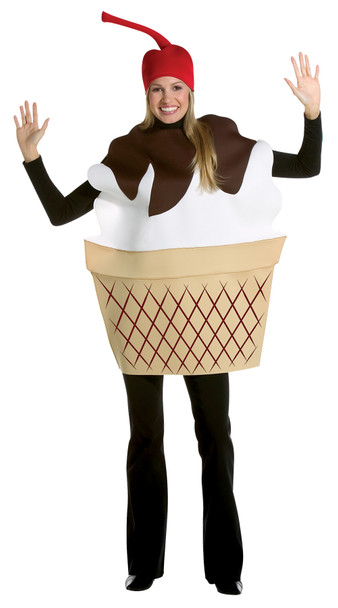 Women's Ice Cream Sundae Adult Costume