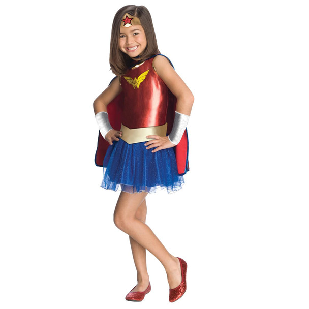 Girl's Wonder Woman Tutu Dress Child Costume