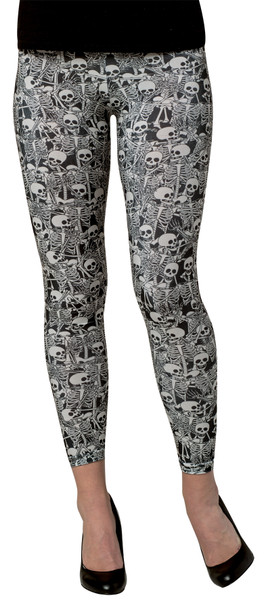 Women's Leggings Skeletons Adult Costume