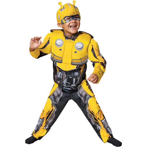 Toddler Bumblebee Muscle-Transformers Movie Baby Costume
