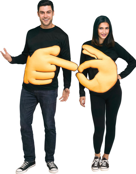 Unisex Ok Pointer Couples Adult Costume