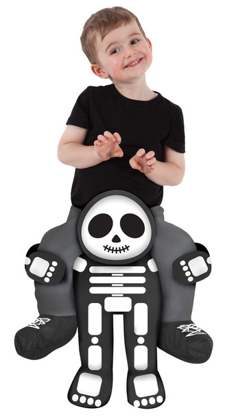 Toddler Skeleton Piggyback Baby Costume