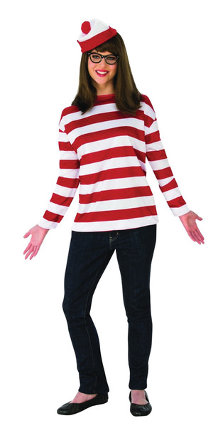 Women's Where's Waldo Wenda Adult Costume