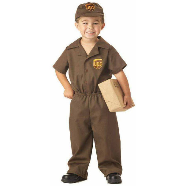 Toddler UPS Driver Baby Costume