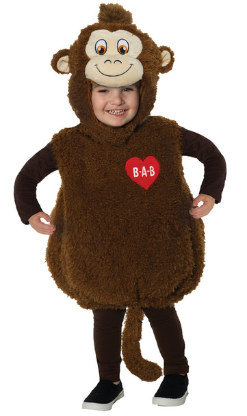Toddler Build-A-Bear Smiley Monkey Belly Baby Costume