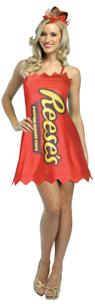 Women's Hershey's Reese's Cup Dress Adult Costume