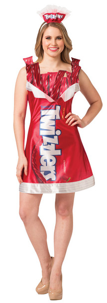 Women's Twizzlers Dress Adult Costume