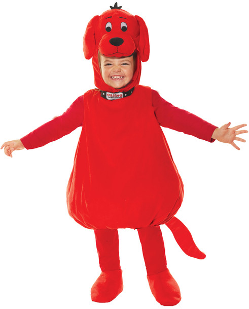 Toddler Clifford The Big Red Dog Deluxe Baby Costume
