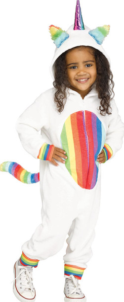 Toddler Rainbow Unicorn Baby Costume