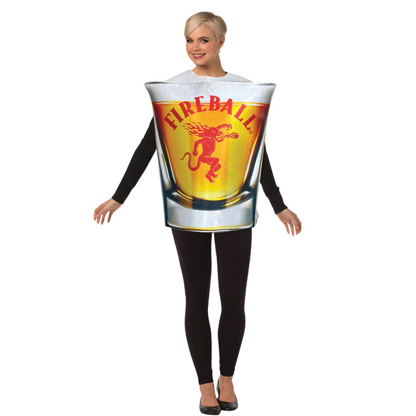 Women's Fireball Shot Glass Adult Costume