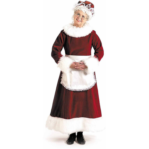 Women's Mrs. Claus Dress Adult Costume