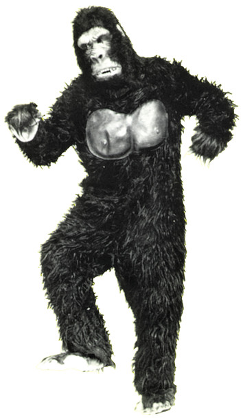 Men's Gorilla Economy Adult Costume