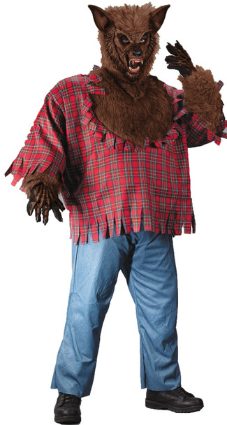 Men's Werewolf Brown Adult Costume