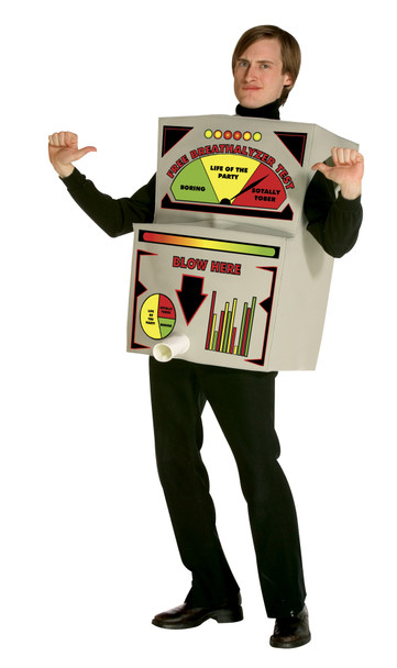 Men's Breathalyzer Adult Costume