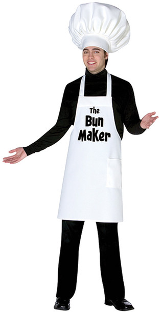 Men's Bun Maker Adult Costume