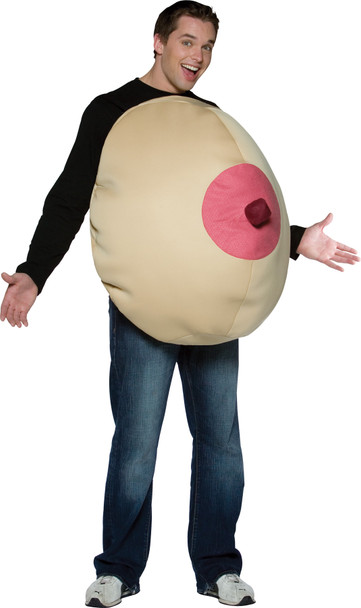 Men's Giant Boob Adult Costume