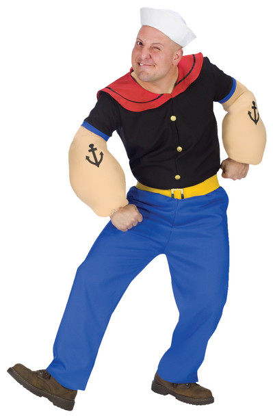 Men's Popeye Adult Costume