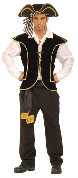 Men's Pirate Vest Adult Costume