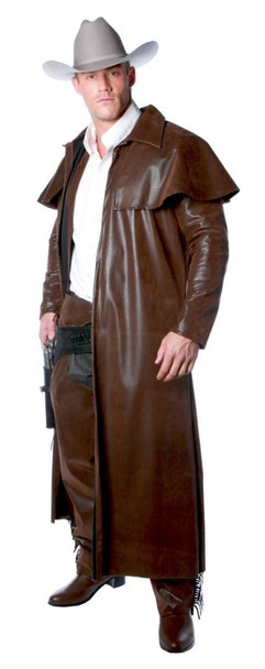 Men's Cowboy Duster Coat Adult Costume