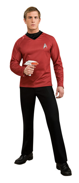 Men's Deluxe Star Trek Red Shirt Adult Costume