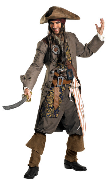 Men's Theatrical Quality Jack Sparrow Adult Costume