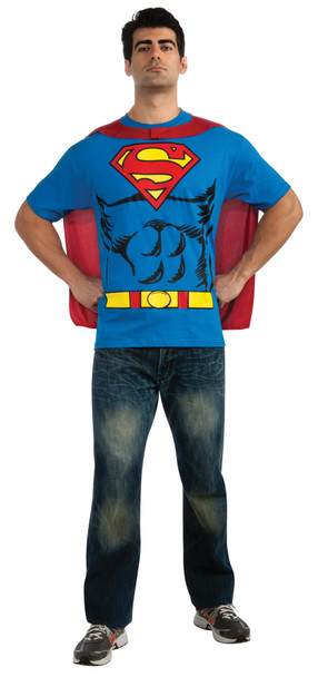 Men's Superman T-Shirt Adult Costume