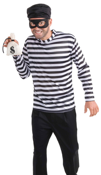 Men's Burglar Adult Costume