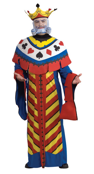 Men's Playing Card King Adult Costume