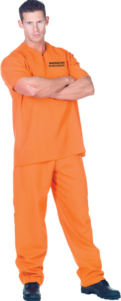 Men's Public Offender Adult Costume