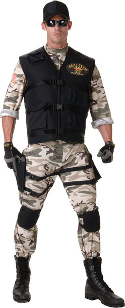 Men's Seal Team Adult Costume