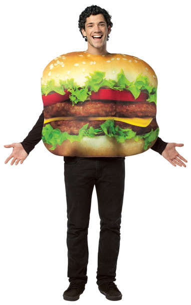 Men's Cheeseburger Adult Costume