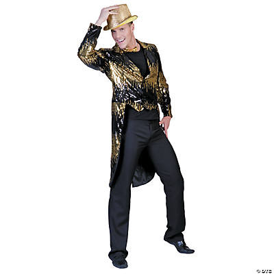 Men's Glitter Tailcoat Adult Costume