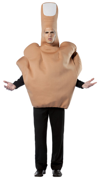 Men's The Finger Adult Costume